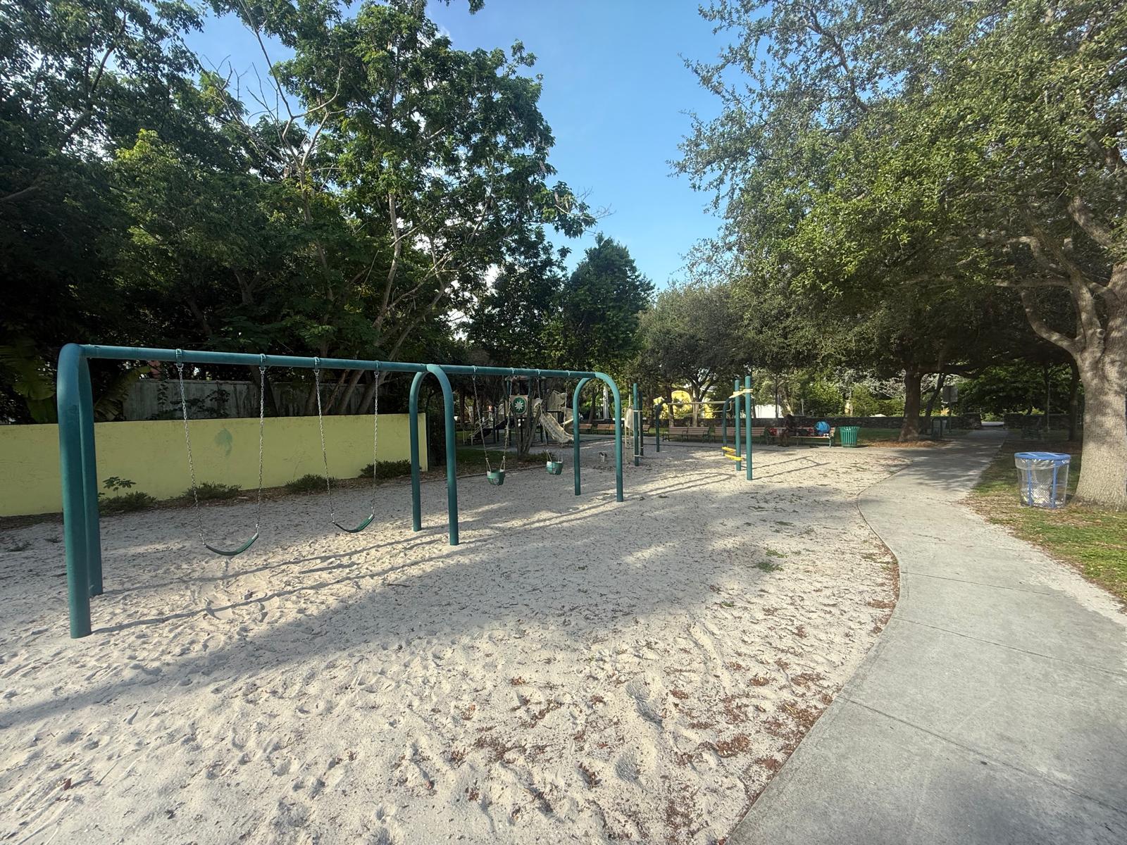 Swing sets at North Shorecrest Park